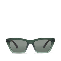 Sahara Traveler Sunglasses Matte Green-Grey - Front View
