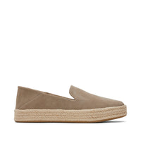 Carolina Espadrille Suede Dune - Side View