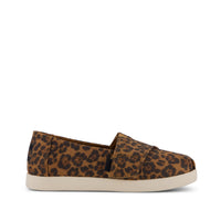Alpargata Classic Kids Shoe Brown Sugar Leopard Print - Side View